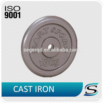 solid cast iron 10kg weight plates